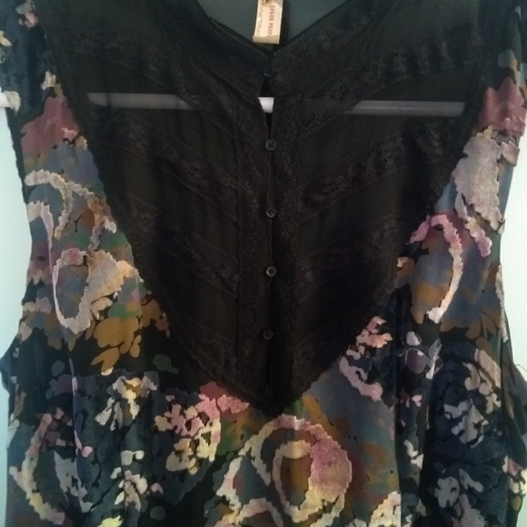 Free People Velvet lace dress - Picture 3 of 5